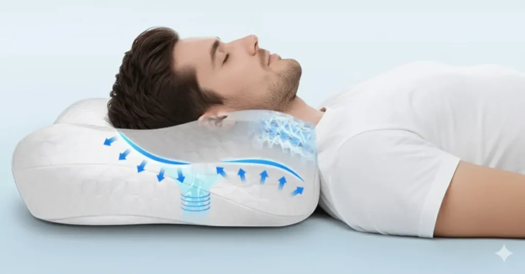 Oreiller cervical rafraîchissant Zibroges 2025