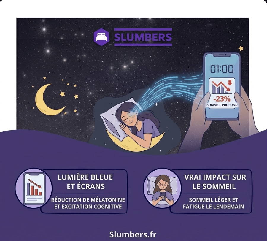 quel est le rapport entre les ecran et le sommeil