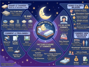 Quand changer de matelas ? Les signes d’usure à connaître