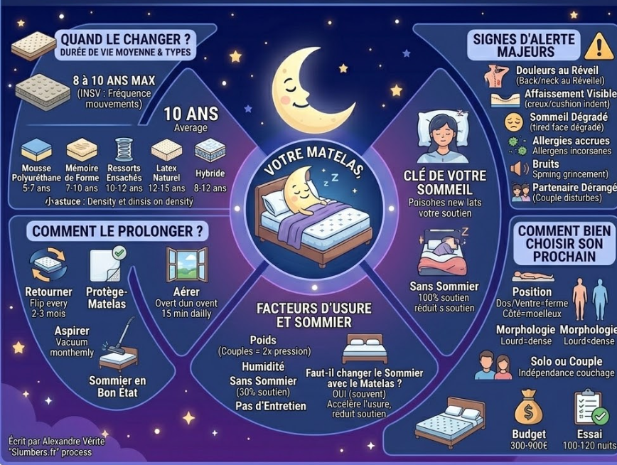 Quand changer de matelas ?