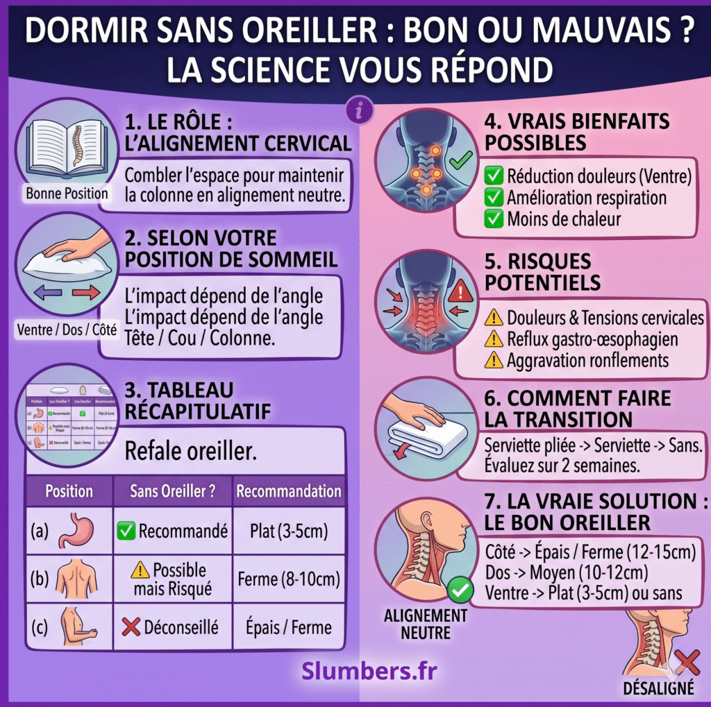 dormir sans oreiller