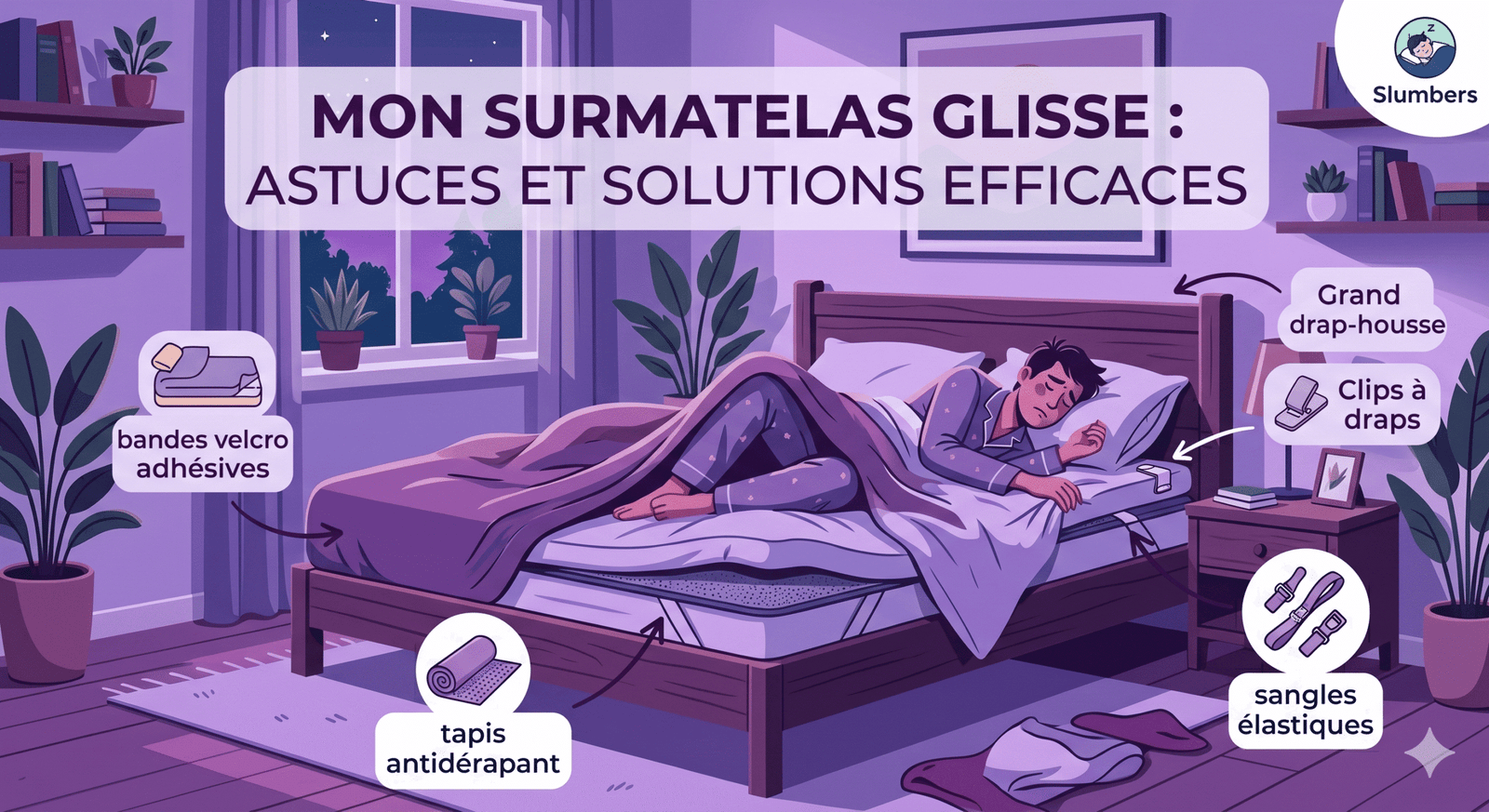 mon surmatelas glisse, que faire ?